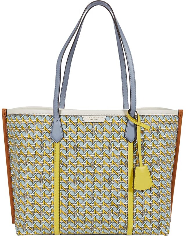 tory burch perry printed tote