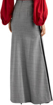 Thumbnail for your product : Hellessy Merritt Grosgrain-trimmed Houndstooth Tweed Maxi Skirt