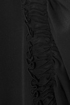 Thumbnail for your product : Givenchy Ruffled silk crepe de chine blouse