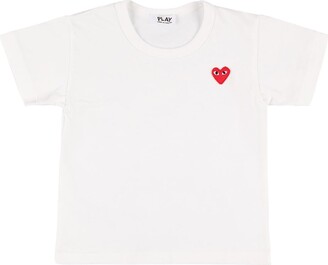 Comme des Garçons PLAY Cotton jersey t-shirt w/ logo patch