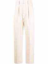 Wide-Leg Tailored Trousers 