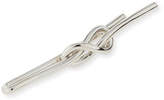 Thumbnail for your product : Dunhill Twisted Sterling Silver Knot Tie Bar