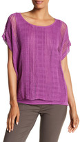 Thumbnail for your product : Lafayette 148 New York Drop Stitch Linen Blend Sweater