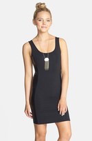 Thumbnail for your product : BP Faux Leather Panel Body-Con Dress (Juniors)