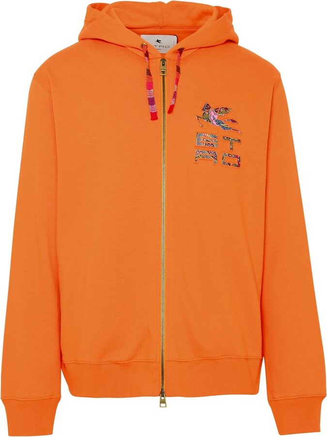 Etro Zip-Up Drawstring Hoodie