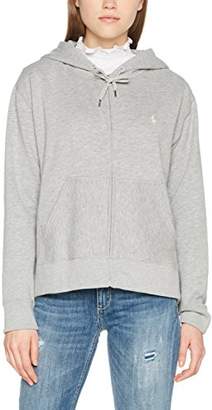 Polo Ralph Lauren Women's FZ Hoodie-NO FIT-Long Sleeve-Knit Sweatshirt,Large