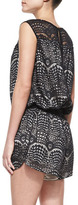 Thumbnail for your product : Twelfth St. By Cynthia Vincent Gym Shorts Lace Jumpsuit