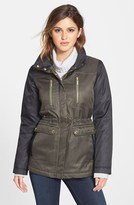 Thumbnail for your product : Kensie Colorblock Hooded Puffer Coat