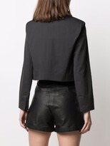 Thumbnail for your product : BA&SH Cropped Cotton Blazer