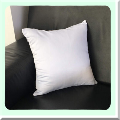 BRBCA Sublimation Blank Pillowcase Set - DIY Printing Cushion Cover Kit for Sofa Decor, 8 PCS White Polyester Throw Pillow Covers - Vinyl Project Supplies