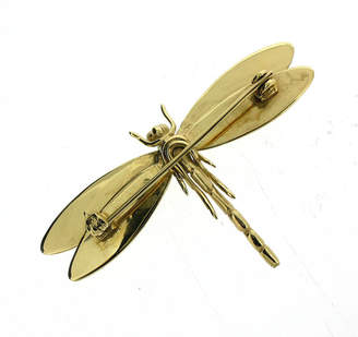 Will Bishop Jewellery Design Gold Vermeil Dragonfly Brooch