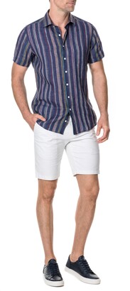 Rodd & Gunn Harvey's Flat Regular Fit Stripe Sport Shirt