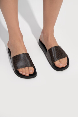 michael kors gilmore slides black