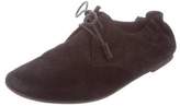 Thumbnail for your product : Burberry Round-Toe Suede Booties