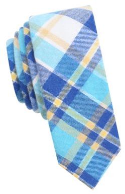 Original Penguin Plaid Cotton Tie