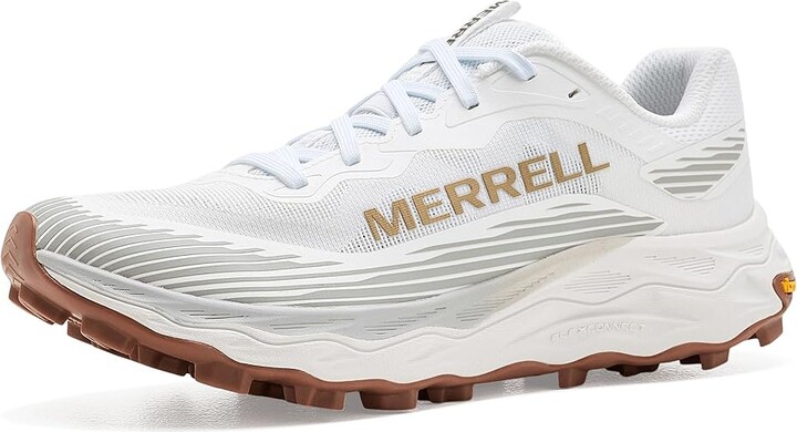 Merrell Agility Peak 6 Women's Shoes White/Gum : 10 M Leather