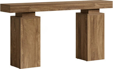 August Grove Rustic Farmhouse Console Table With Spacious Top Ideal For Entryways And Hallways Durable And Easy To Assemble
