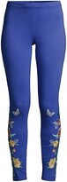 Thumbnail for your product : Johnny Was Manu Embroidered Leggings