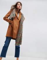 Thumbnail for your product : ASOS DESIGN Oversized Square Tweed Scarf