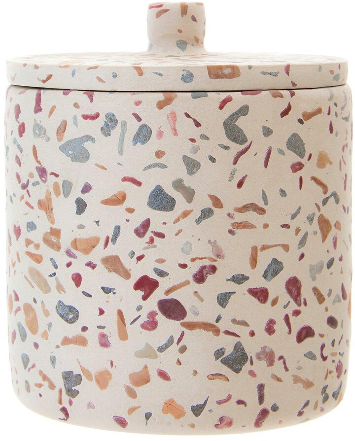 Premier Housewares Gozo Concrete Cotton Wool Jar ShopStyle Bath