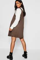 Thumbnail for your product : boohoo Maternity Dog Tooth Swing Pinafore Dress