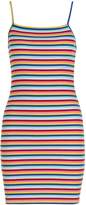 Thumbnail for your product : boohoo Rainbow Stripe Mini Dress