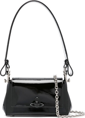 ★Vivienne Westwood★ Hazel small tote bag black 4603000IWL0 Vivienne Westwood small Hazel tote bag - ShopStyle