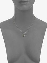 Thumbnail for your product : Sydney Evan Diamond & 14K Yellow Gold Tilted Horseshoe Necklace