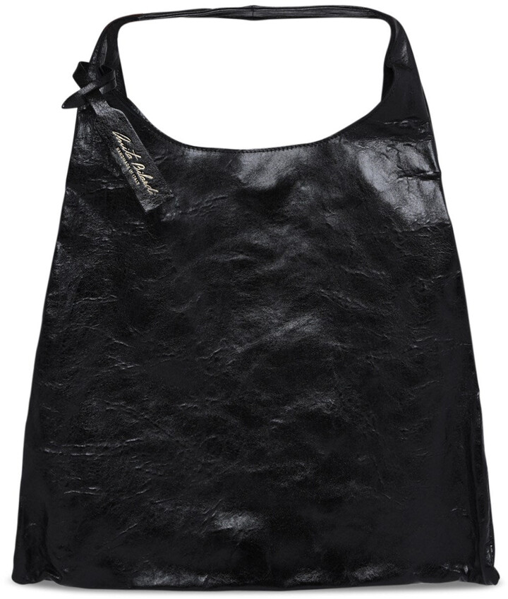 ANITA BILARDI Black Lambskin Picasso Ermes Bag - ShopStyle