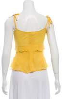 Thumbnail for your product : Diane von Furstenberg Sleeveless Silk Top