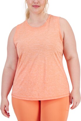 Id Ideology Plus Size Keyhole-Back Tank Top, Created for Macy's