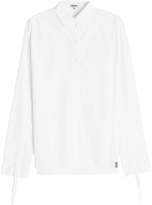 Kenzo Cotton Shirt with Drawstring Sleeves