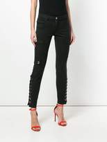 Thumbnail for your product : Versus lace-up skinny trousers