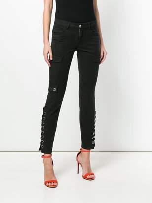 Versus lace-up skinny trousers