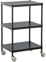 Thumbnail for your product : Container Store InterMetro® Solid Shelf Serving Cart Black