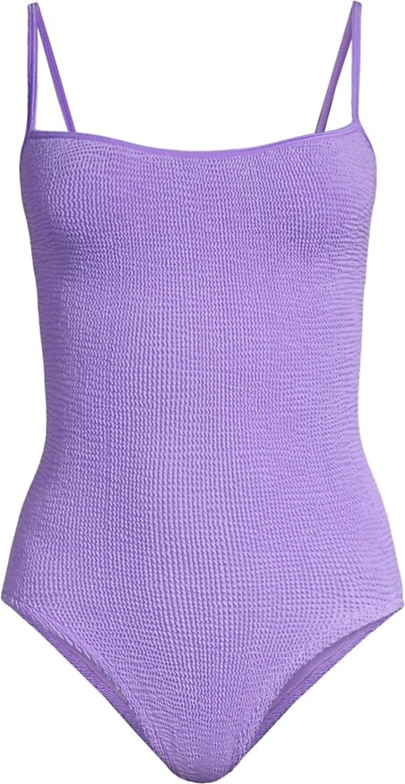Hunza G Women's Pamela One-Piece Swimsuit - Lilac