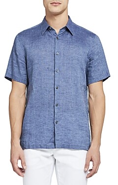 Details about   D555 Linen Cotton Short Sleeve Shirt With Pocket Eric 