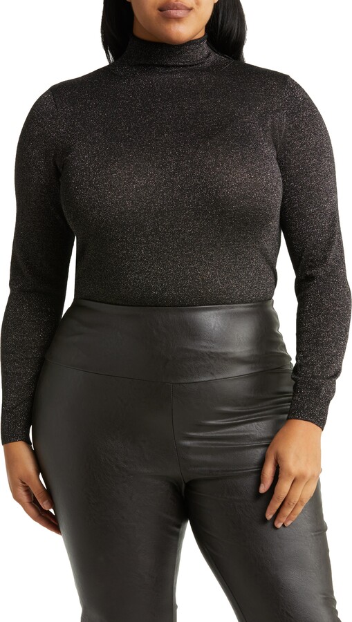 shawl turtleneck sweater