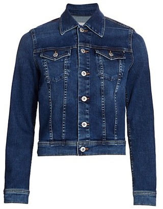 ag robyn denim jacket blue cove