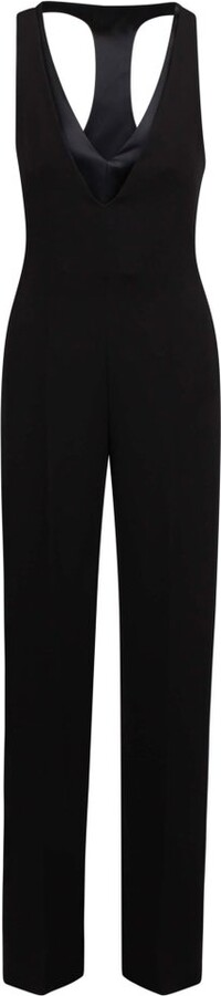 Max Mara Armonia V-Neck Sleeveless Jumpsuit ShopStyle