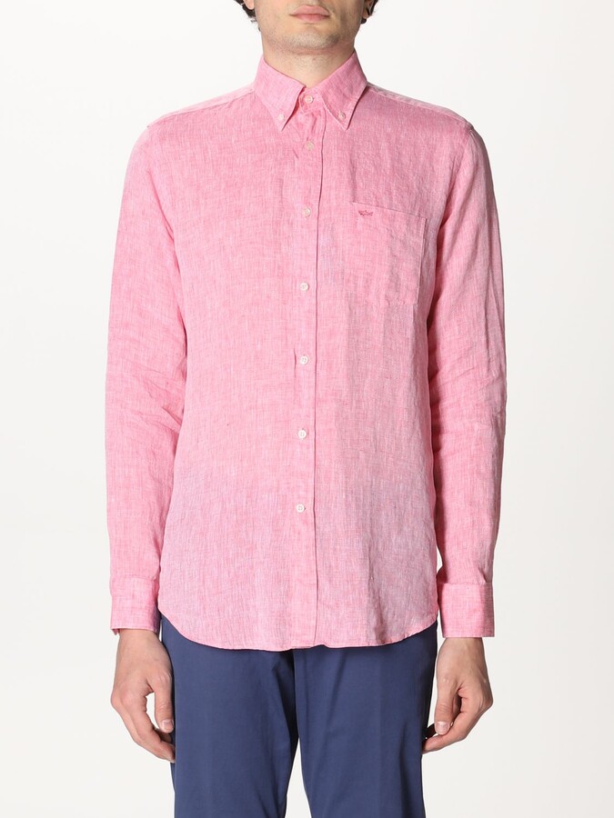 Shark Paul Shark linen shirt - ShopStyle