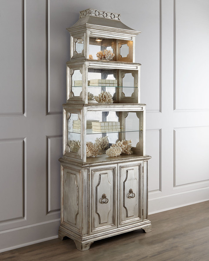 JohnRichard Collection Lexington Office Furniture & Pagoda Etagere