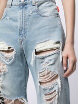Thumbnail for your product : Denimist Distressed-Effect Straight-Leg Jeans