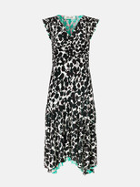 Thumbnail for your product : Diane von Furstenberg Dylan Reversible Tissue-Jersey Midi Dress
