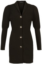 Thumbnail for your product : boohoo Puff Sleeve Double Breasted Blazer Dress