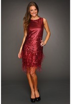 Thumbnail for your product : Jessica Simpson Sleeveless Feather and Sequin Dress