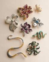 Thumbnail for your product : Kenneth Jay Lane Pave Crystal Flower Pin