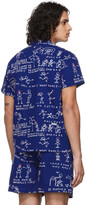 Thumbnail for your product : Bode Blue Doodle Scene Shirt