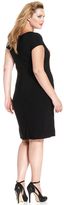 Thumbnail for your product : Love Squared Plus Size Colorblock-Print Bodycon Dress