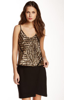 Thumbnail for your product : Soprano Sequin Front Tank (Juniors)